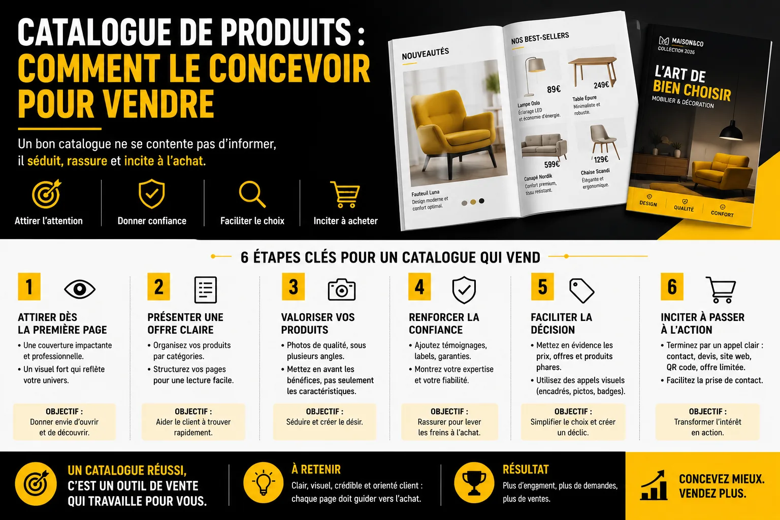 Catalogue de produits : comment le concevoir pour vendre
