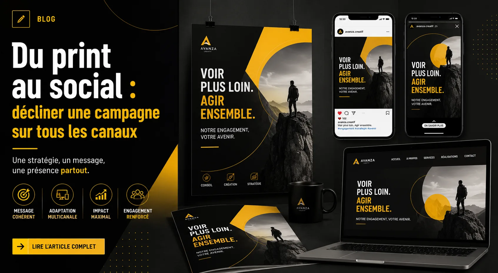 Du print au social : décliner une campagne sur tous les canaux