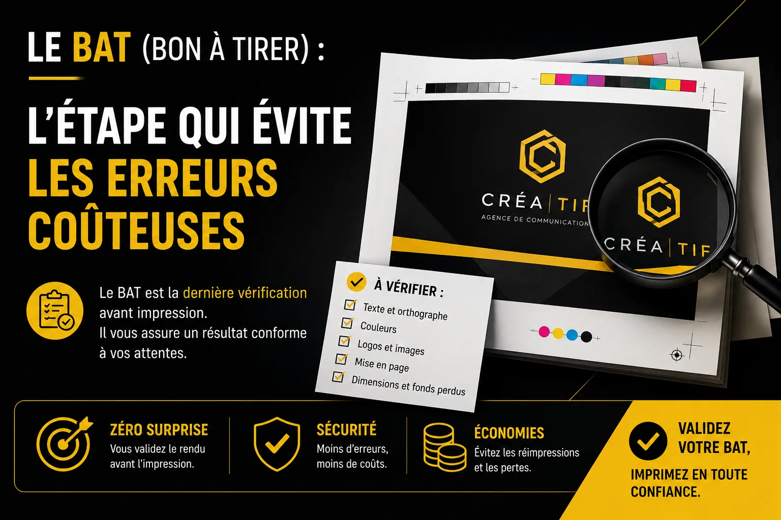 Le bon à tirer (BAT) : l’étape qui évite les erreurs d’impression coûteuses