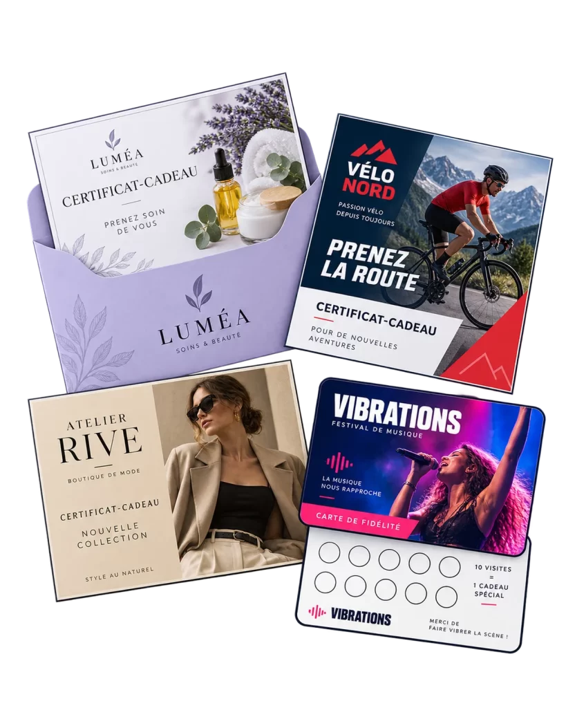 Certificats-cadeaux à Gatineau