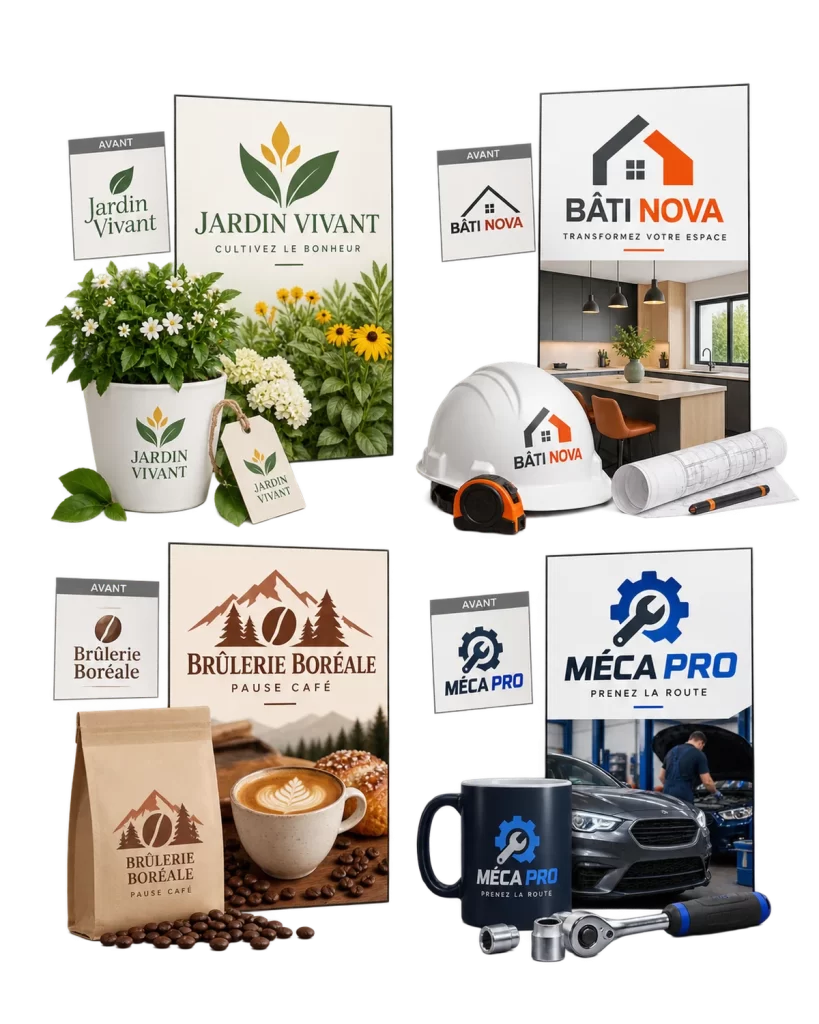 Refonte de logo : exemples de réalisations sur mesure